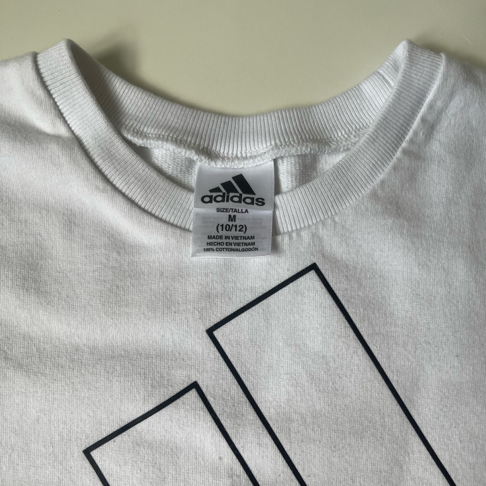 Adidas Girls’ Trefoil logo heavyweight T-shirt - Picture 5 of 5